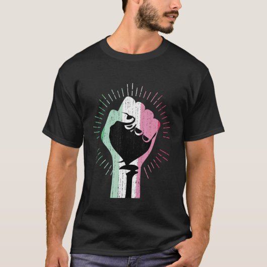 T-shirt Abrosexuality Flag Pride Pointe Queer Lgbt Abrosex (Devant)