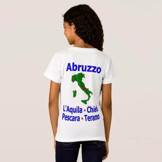 T-Shirt Abruzzes (Dos entier)
