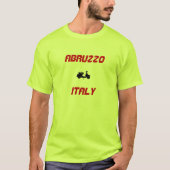 T-shirt Abruzzes, Italie Scooter (Devant)