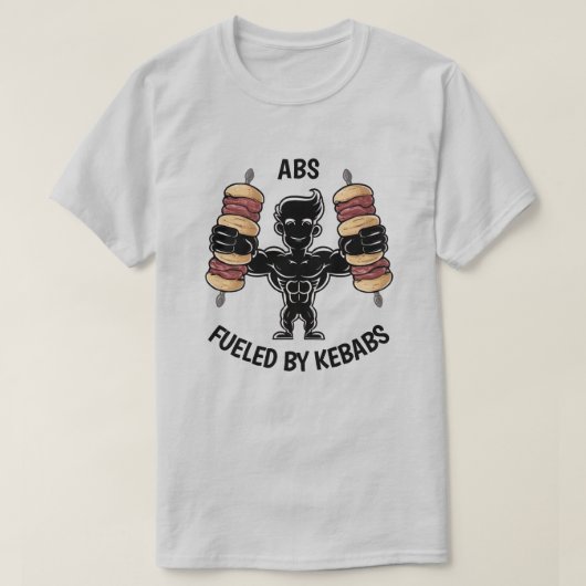 T-shirt Abs et Kébabs (Design devant)