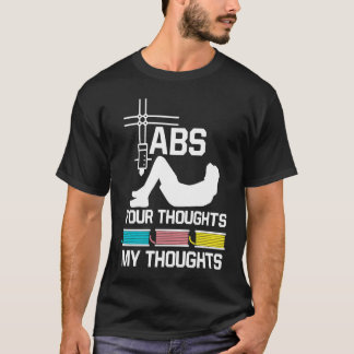T-shirt ABS vos pensées mes pensées Imprimante 3D nerd