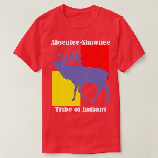 T-shirt AbsenteeShawnee Tribe des Indiens (Design devant)