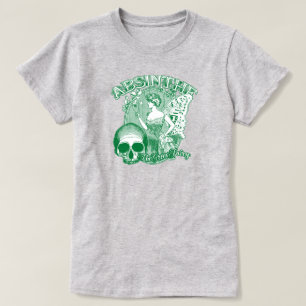 T-shirt Absinthe Green Fairy Lady