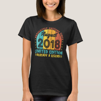 T-shirt Absolument génial depuis août 2018 Boy Girl Birt