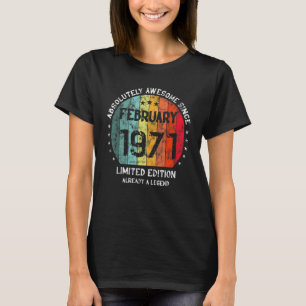 T-shirt Absolument Génial Depuis Février 1971 Homme Femme