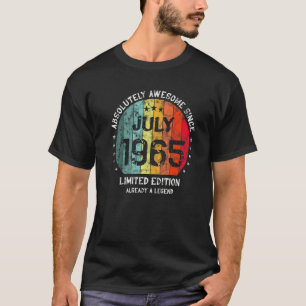 T-shirt Absolument Génial Depuis Juillet 1965 Naissance Ho