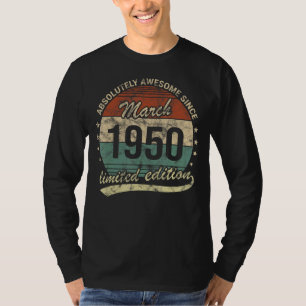T-shirt Absolument Génial Depuis Mars 1950 Homme Femme Bir