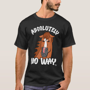 T-shirt Absolument pas grumpy chestnut blaze cheval débarr