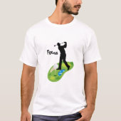 T-shirt Absolute Swing Golf Silhouette (Devant)