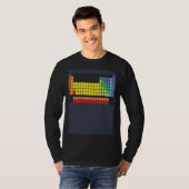 T-shirt Abstract and colourful periodic table (Devant entier)