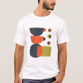 T-shirt Abstract Coffee Mugs Stacked (Devant)