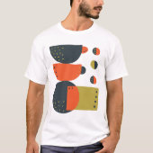 T-shirt Abstract Coffee Mugs Stacked (Devant)