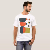 T-shirt Abstract Coffee Mugs Stacked (Devant entier)