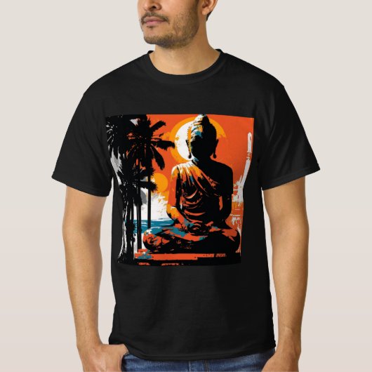 T-shirt abstract design unique (Devant)