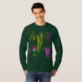 T-shirt Abstract Floral with Spirals (Devant entier)