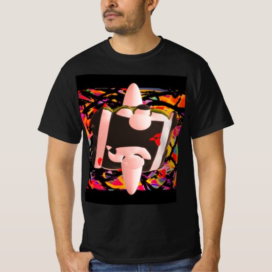 T-shirt Abstract futuristic design modern (Devant)