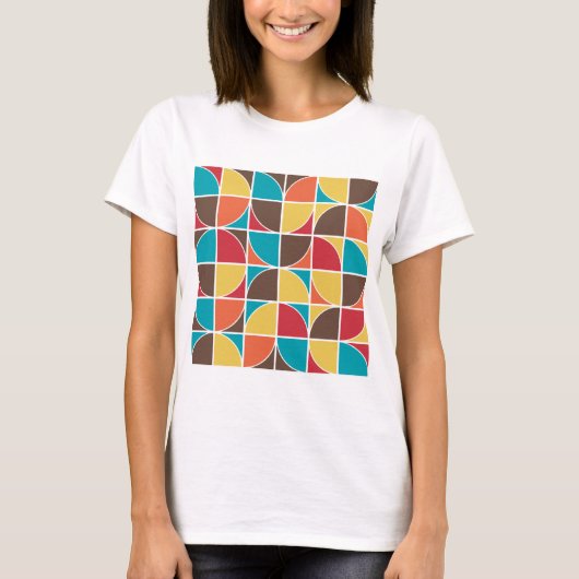 T-Shirt Abstract Geometric 110421v4 (Devant)