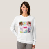 T-shirt Abstract Geometric Low Poly Mosaic (Devant entier)
