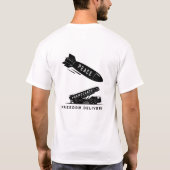 T-shirt Abstract Peace Freedom Delivery Minimalist Art  (Dos)