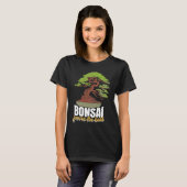 T-shirt Abstract Pleasant Patience Of Bonsai Quote (Devant entier)
