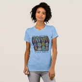 T-shirt Abstract rabbits design women's (Devant entier)