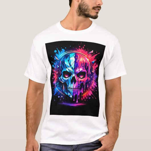 T-shirt Abstract Skull (Devant)