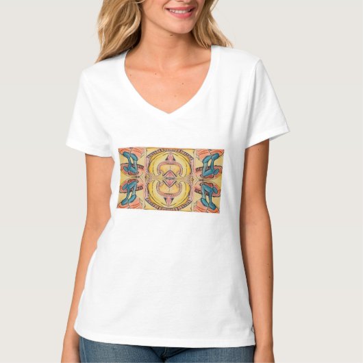 T-shirt abstract tee (Devant)
