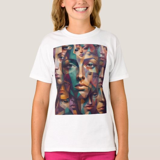 T-shirt Abstrait (Devant)
