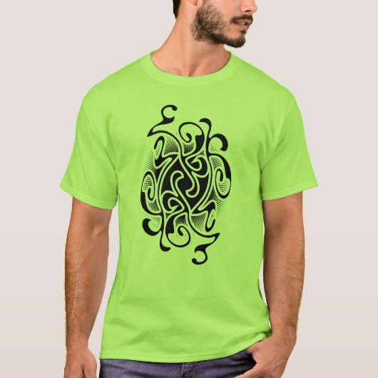 T-shirt abstrait (Devant)