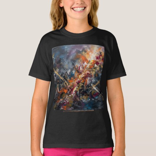 T-shirt Abstrait (Devant)