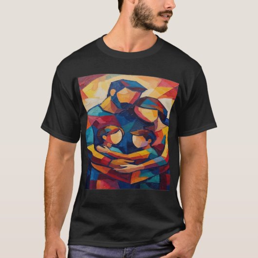 T-shirt Abstrait (Devant)