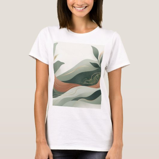 T-shirt Abstrait (Devant)