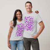 T-shirt Abstrait 111211 - Violet (Unisexe)