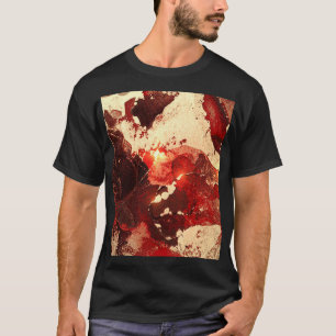 T-shirt Abstrait arrière - plan en marbre.