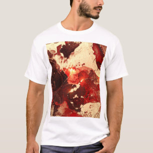 T-shirt Abstrait arrière - plan en marbre.