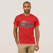 T-shirt Abstrait Austin-Healey classique (Devant entier)