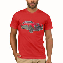 T-shirt Abstrait Austin-Healey classique