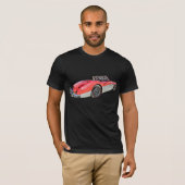 T-shirt Abstrait Austin-Healey classique (Devant entier)