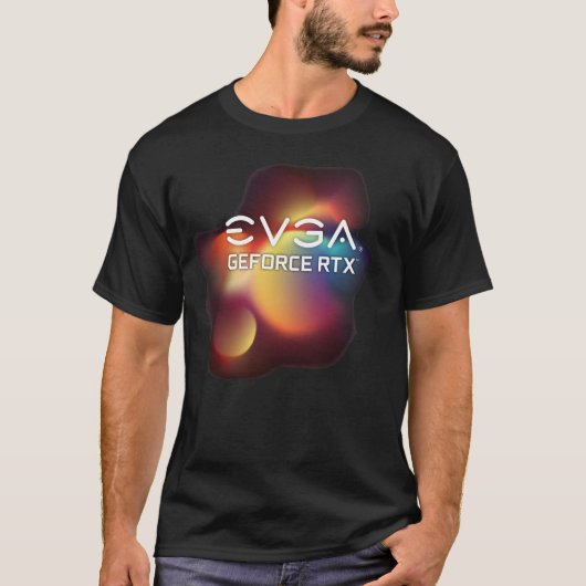 T-shirt Abstrait Blur EVGA RTX (Devant)