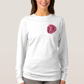 T-shirt Abstrait Boho Tache De Peinture Avec Fleurs Sauvag