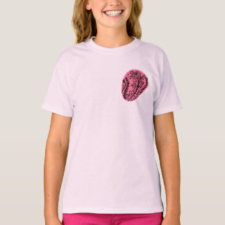 T-shirt Abstrait Boho Tache De Peinture Avec Fleurs Sauvag