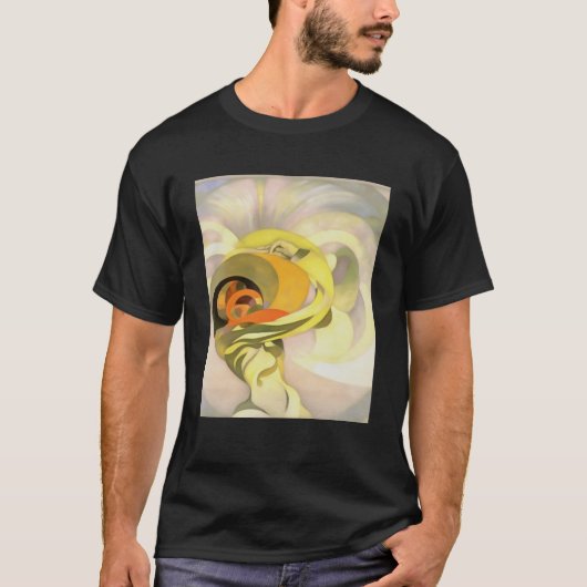T-shirt Abstrait céleste Calla Lily Personnificatio (Devant)