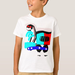 T-shirt abstrait coloré