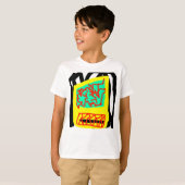 T-shirt abstrait coloré (Devant entier)