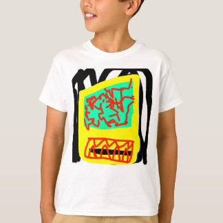 T-shirt abstrait coloré