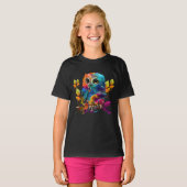 T-shirt ABSTRAIT COLORÉ OWL (Devant entier)