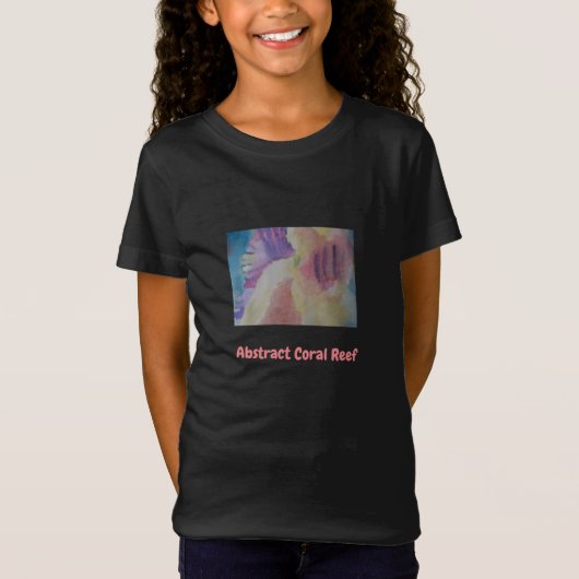 T-shirt Abstrait Coral Reef (Devant)