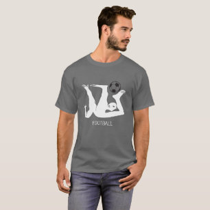 T-shirt Abstrait de football