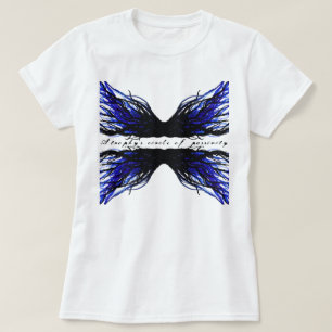 T-shirt Abstrait de paresse 7 péchés capitaux art à l'encr