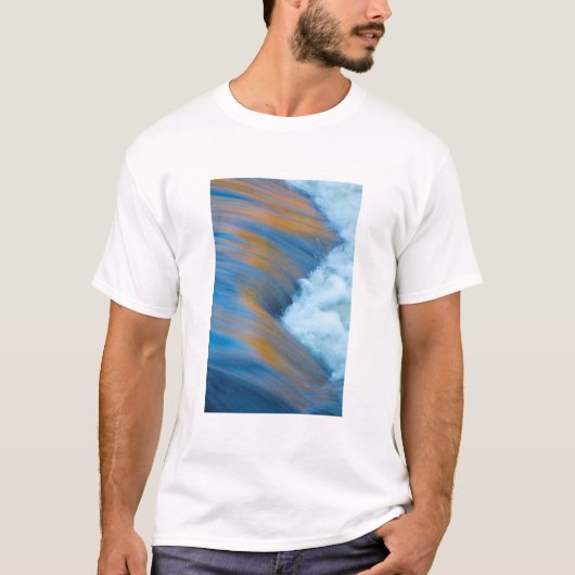 T-shirt Abstrait d'eau bleue, Canada (Devant)